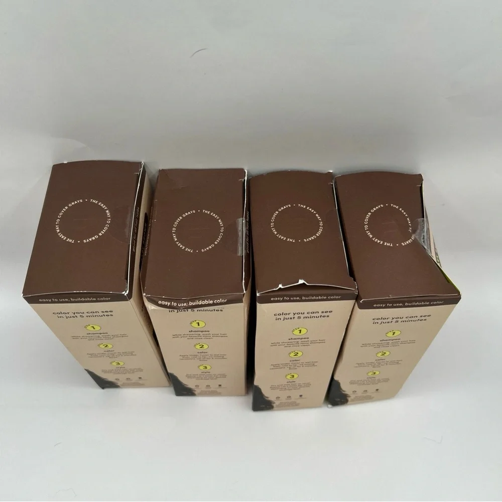 4x Hims Hair‎ Color & Conditioner Under Cover Dark Brown 5oz New